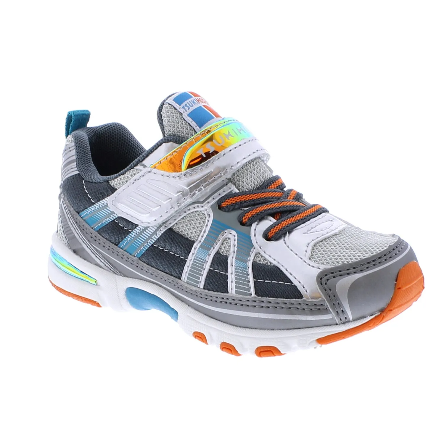 Tsukihoshi Storm | Silver/Gray Kids Sneakers