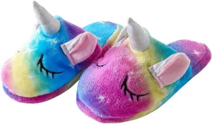 Unicorn Slippers Household Anti-Slip Indoor Home Slippers for Girls and Boys