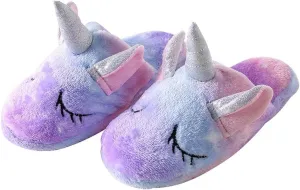 Unicorn Slippers Household Anti-Slip Indoor Home Slippers for Girls and Boys
