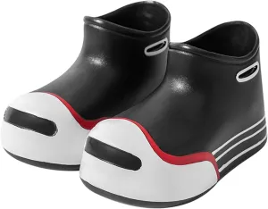 Unisex-Child Rain Boots Boys Girls Cute Short Rain Boots Waterproof Non Slip Water Boots Toddler Kids Newborn Booties