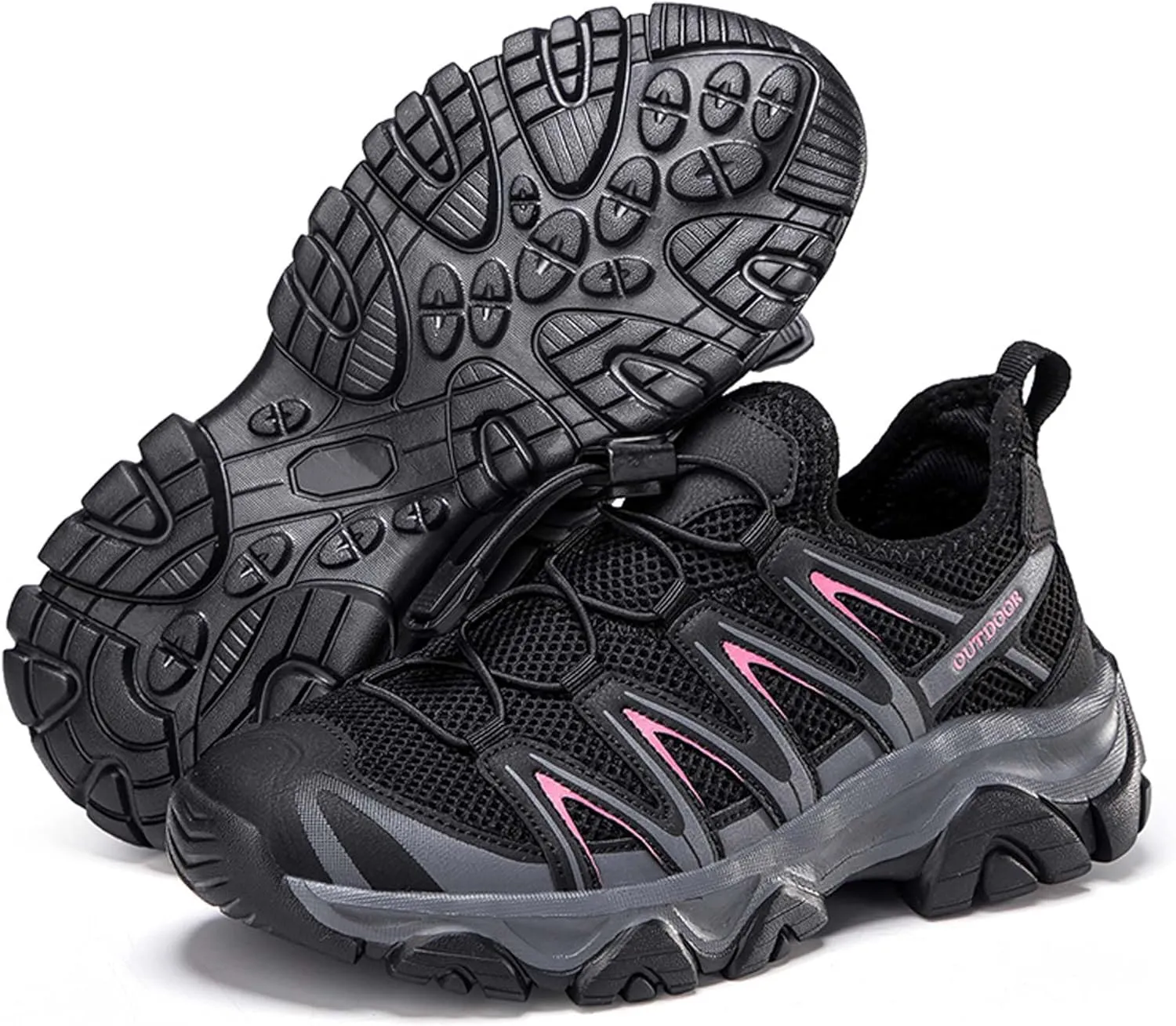 Unisex Mid Top Mountaineering Shoes Men's Shoes Women's Shoes Soft High Elastic Climbing Shoes Comfortable Durable Hiking Shoes