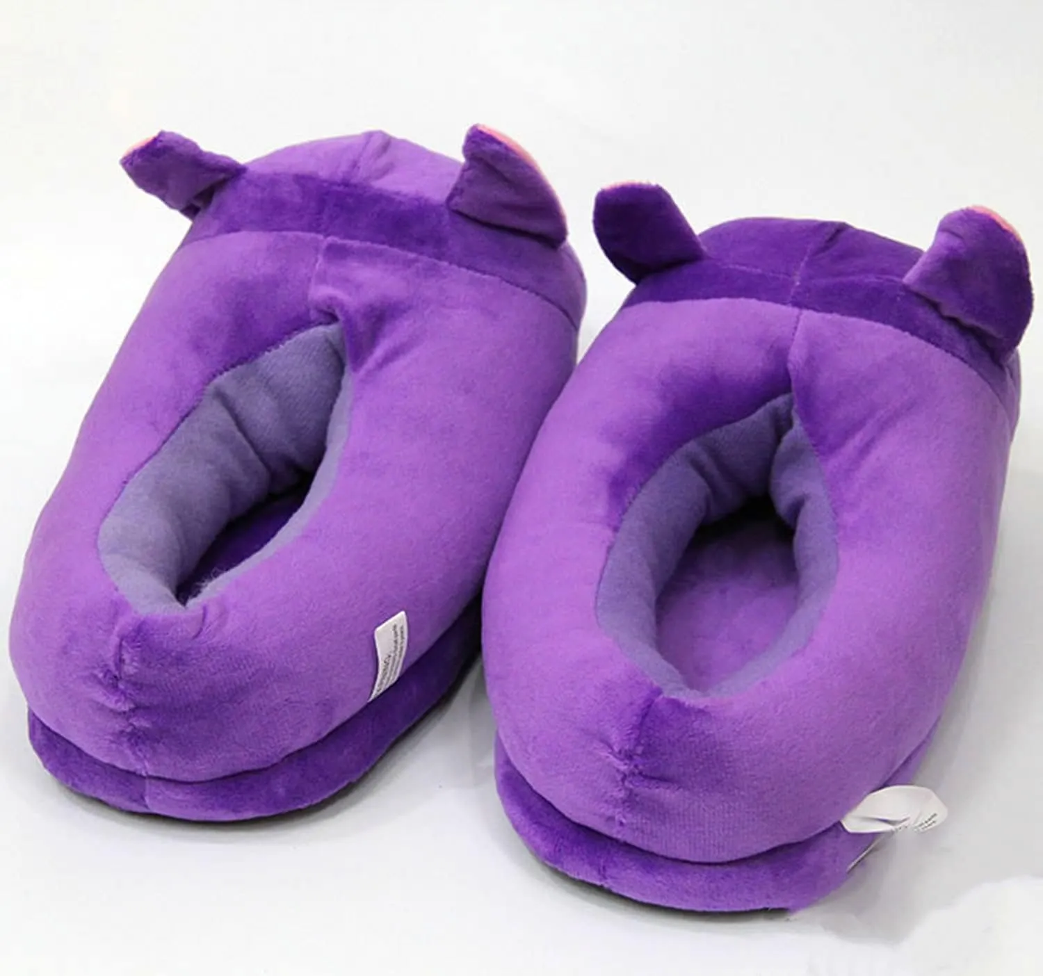 Unisex Slippers Cute Plush Cat Bedroom House Slippers Adult Anti Slip Loafers Shoes