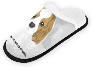Unisex Slippers Fuzzy Feet Plush Slippers Anti-Slip Warm House Shoes M/L