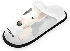 Unisex Slippers Fuzzy Feet Plush Slippers Anti-Slip Warm House Shoes M/L