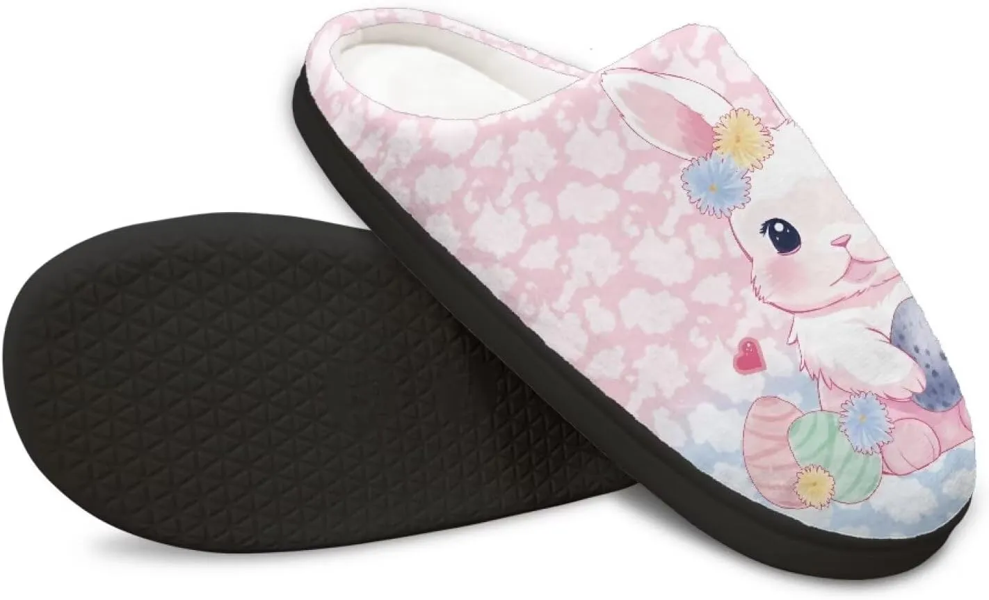 Veniyate House Slippers for Women Size 5.5-12 Anti-slip Winter Warm Sandals