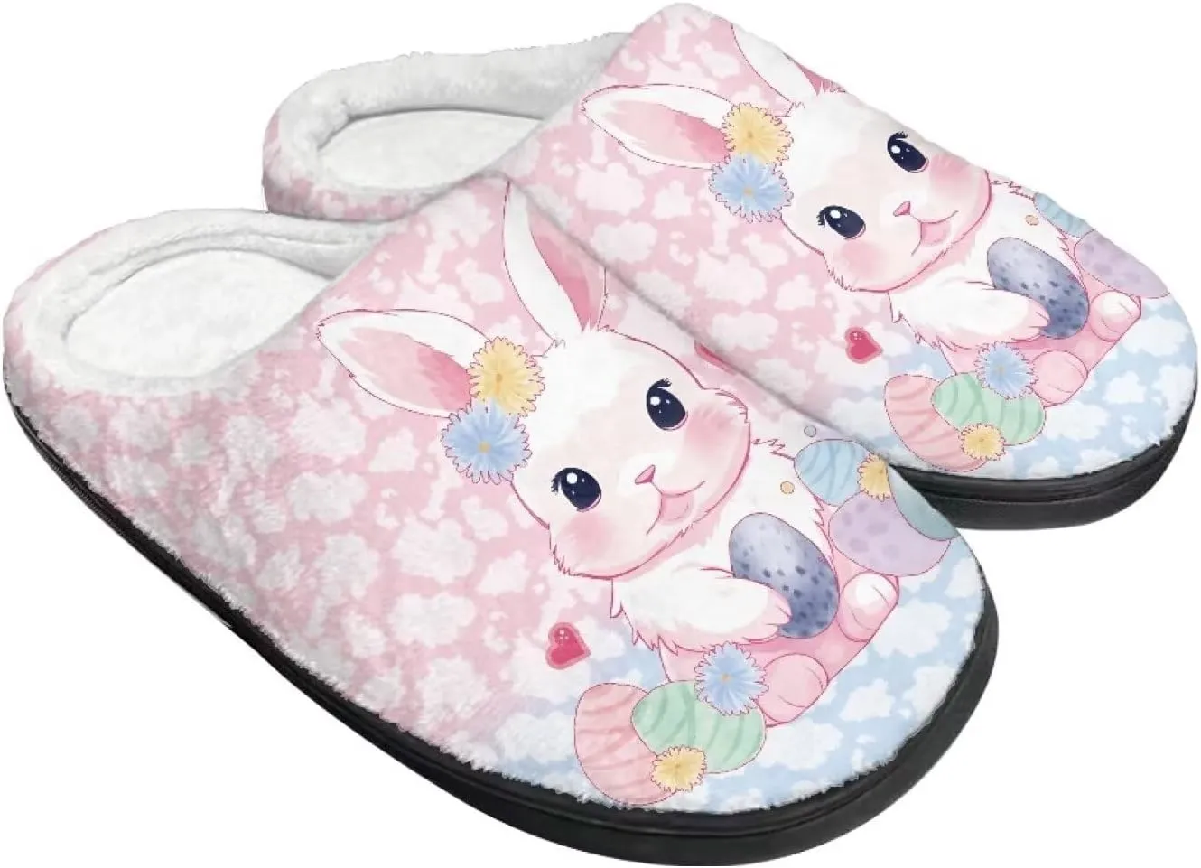 Veniyate House Slippers for Women Size 5.5-12 Anti-slip Winter Warm Sandals