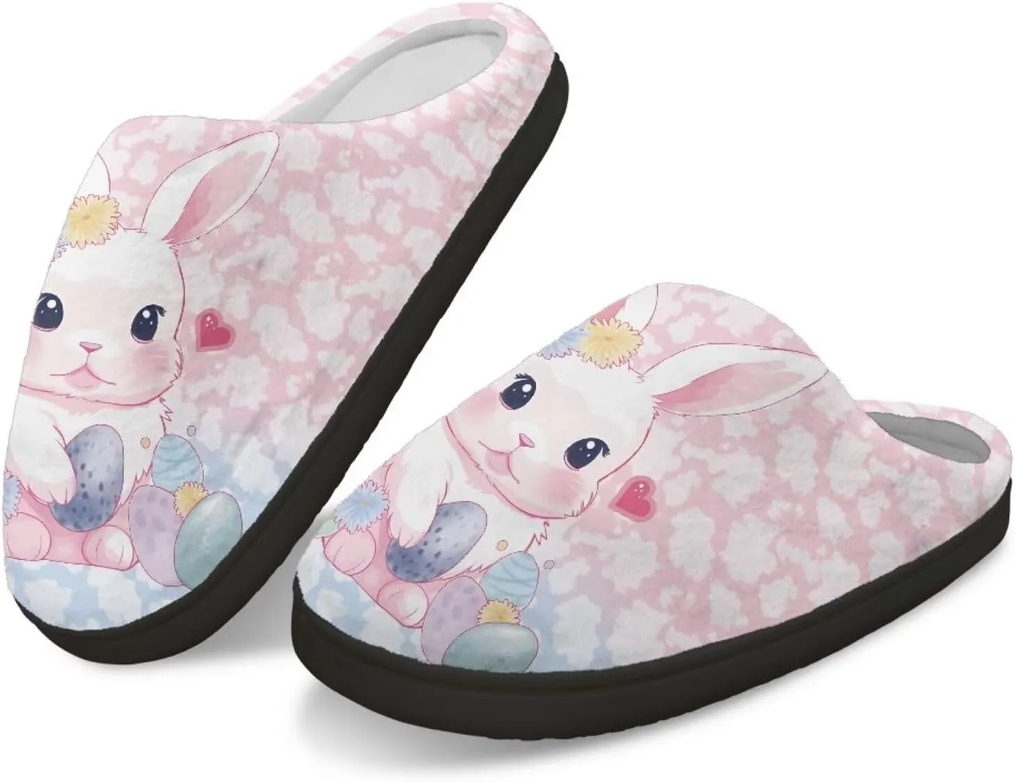Veniyate House Slippers for Women Size 5.5-12 Anti-slip Winter Warm Sandals