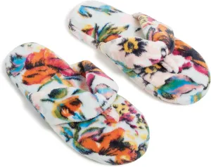 Vera Bradley Women's Fleece Flip Flop Slippers