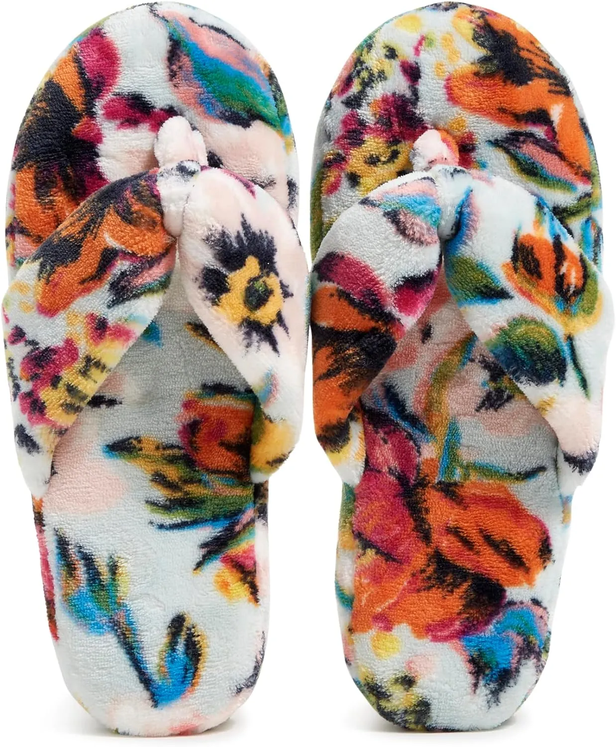 Vera Bradley Women's Fleece Flip Flop Slippers
