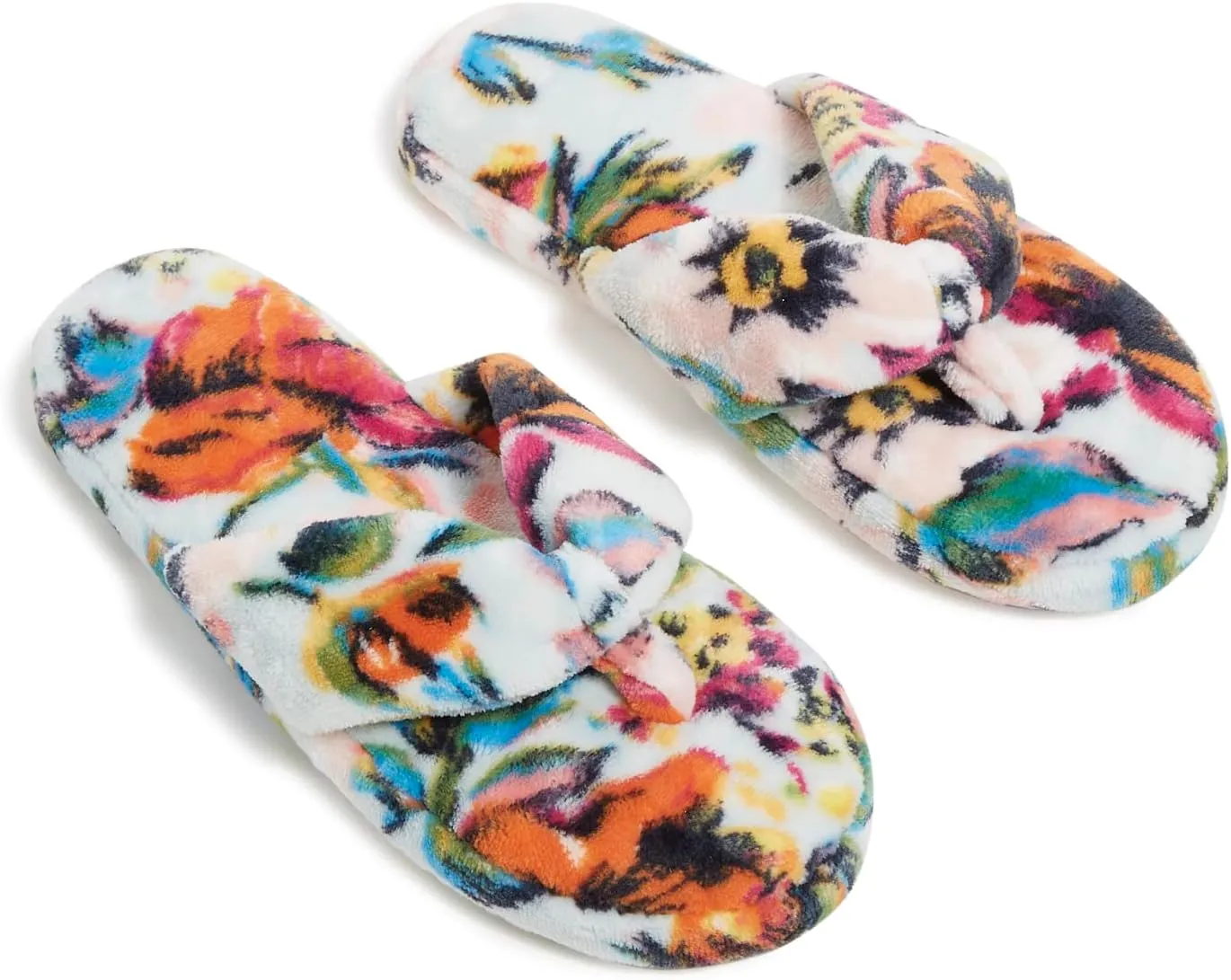 Vera Bradley Women's Fleece Flip Flop Slippers