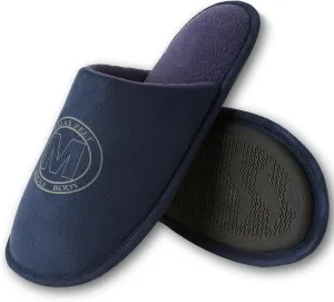 WALKFUN House Slippers for Men Two-Tone Indoor Slip on House Shoes Memory Foam Home Full Toe Comfortable Home Slippers Indoor Outdoor