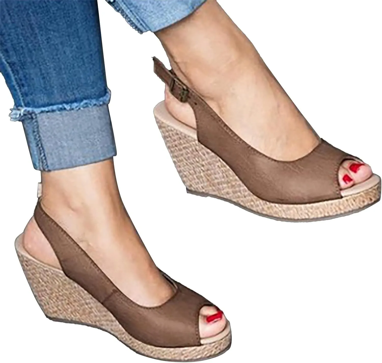 Wedge Sandals for Women Slip On Shoes Resistant Sole Slide Mules with Back Zipper and Open Toe for Casual Summer Breathable Wear Orthopedic Sandal Beach Dressy Flip Flops for Wide Toe 2025 Spring
