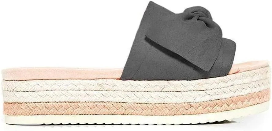 Wedge Sandals for Women Slip On Shoes Resistant Sole Slide Mules with Back Zipper and Open Toe for Casual Summer Breathable Wear Orthopedic Sandal Beach Dressy Flip Flops for Wide Toe 2025 Spring