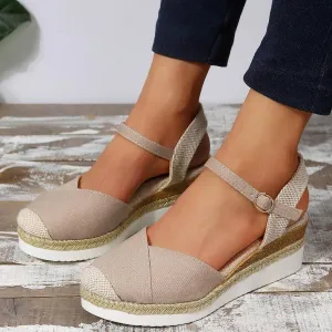 Wedges for Women,Orthopedic Platform Wedge Sandals for Women Summer Dressy 2025,Casual Strappy Sandals for Women,Shoes Outdoor Slippers,Sandalias para Mujeres De Verano