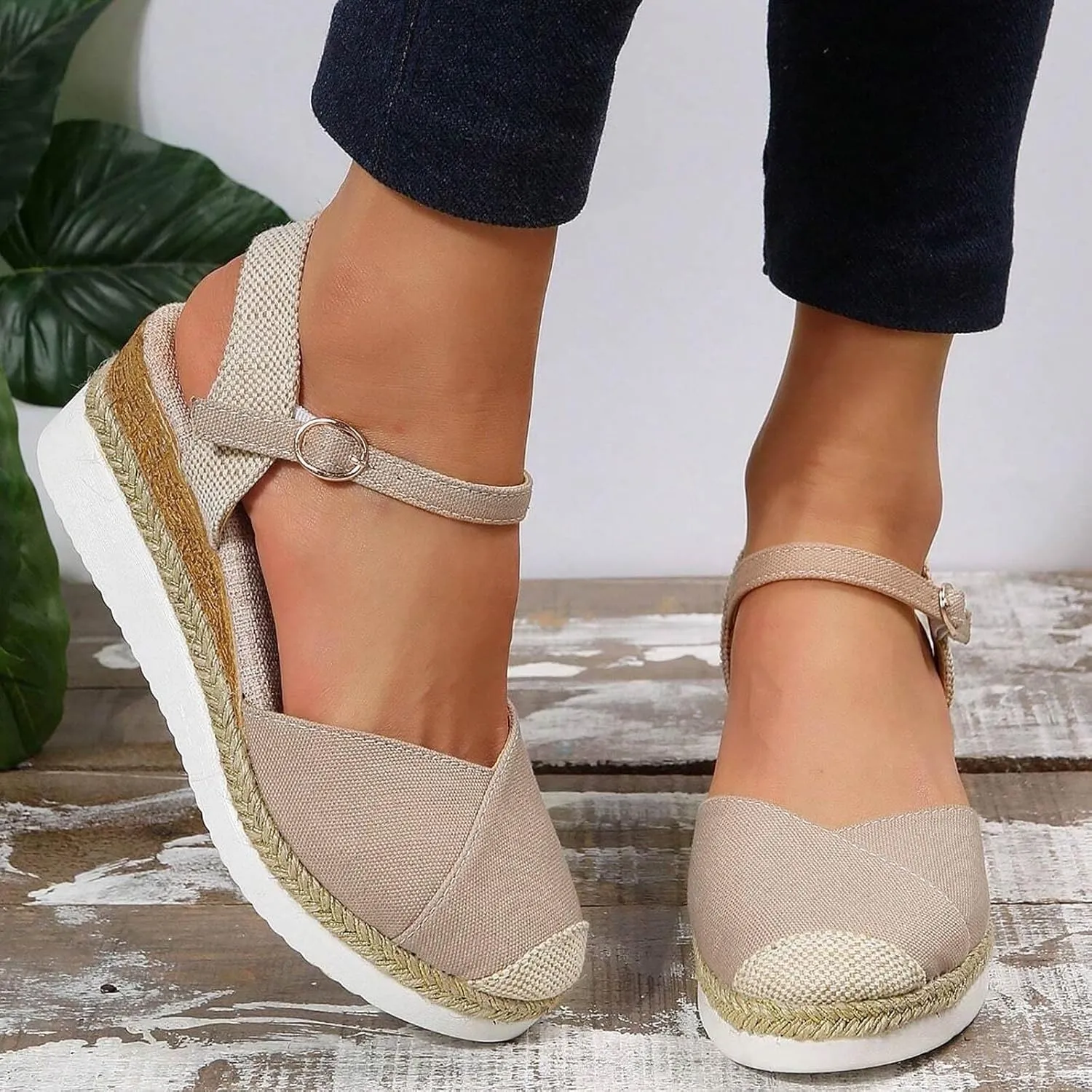 Wedges for Women,Orthopedic Platform Wedge Sandals for Women Summer Dressy 2025,Casual Strappy Sandals for Women,Shoes Outdoor Slippers,Sandalias para Mujeres De Verano
