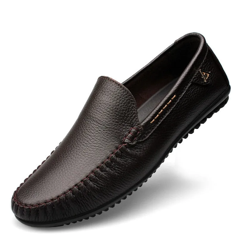 West Louis Leather Footwear Slip On Luxury Moccasin