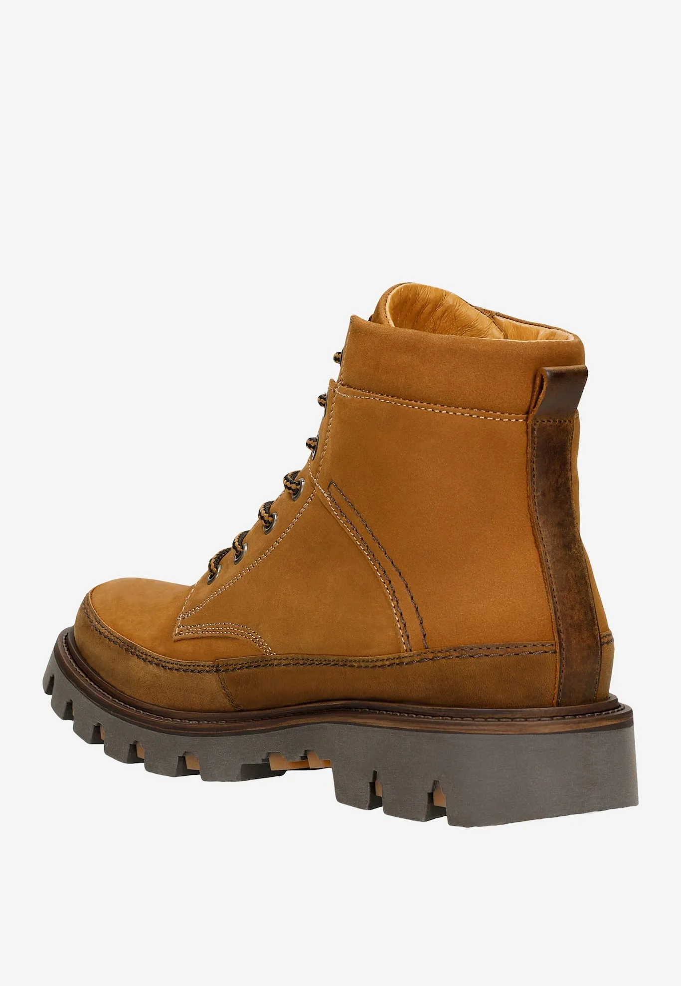 Wojas Light Brown Insulated Leather Ankle Boots | 2409873