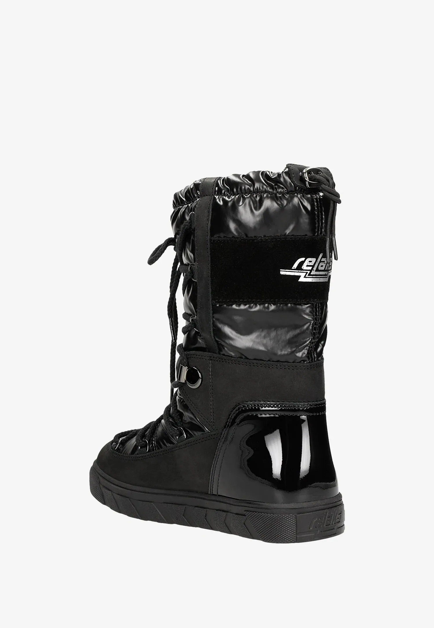 Wojas RELAKS Women's Black Leather Insulated Snow Boots | R5512181