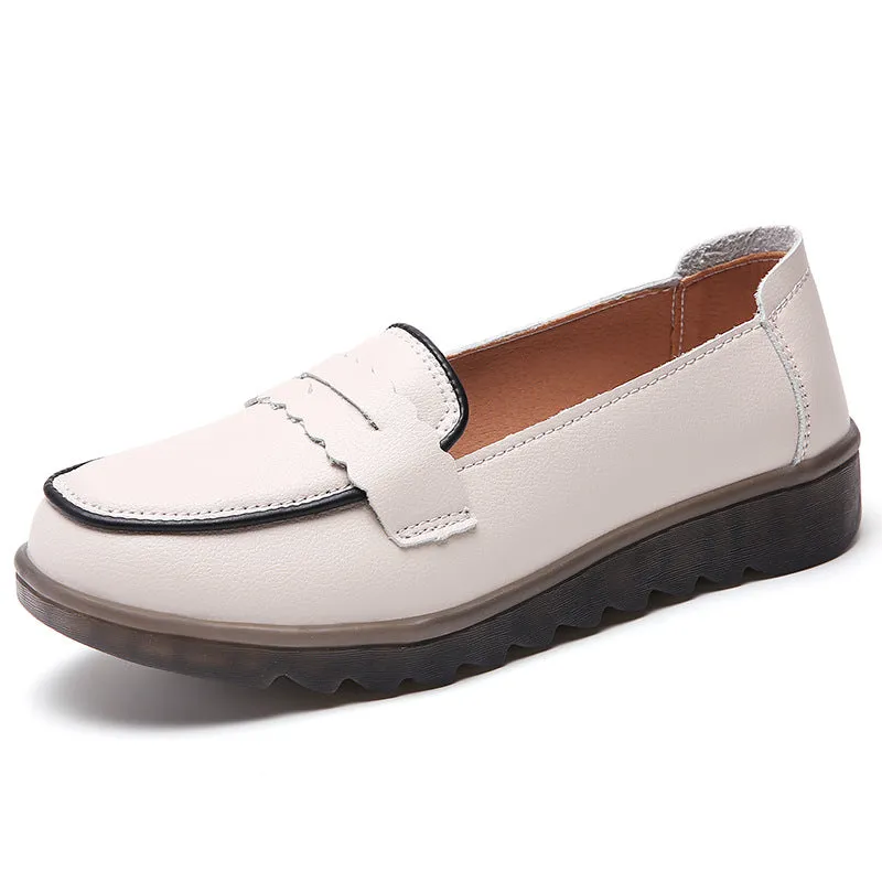 Women Flat Thick Sole Casual Shoes