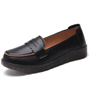 Women Flat Thick Sole Casual Shoes