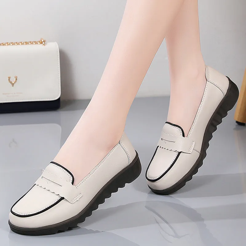 Women Flat Thick Sole Casual Shoes