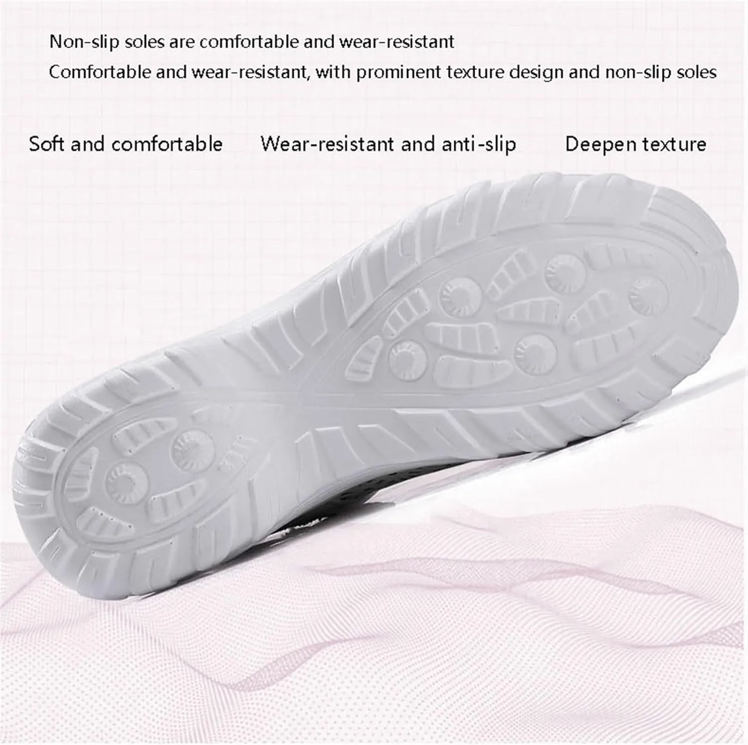 Women Orthopedic Air Cushion Nurse Shoes, Women's Plus Size Adjustable Hollow Out Platform Breathable Nurse Shoes, Non-Slip Comfortable Casual Nursing Orthotic Lightweight Shoes