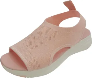 Women Sport Sandals Open Toe Walking Sandals Soft Mesh Sneakers Dressy Summer Wide Width Sandals Causal Comfortable Sandals