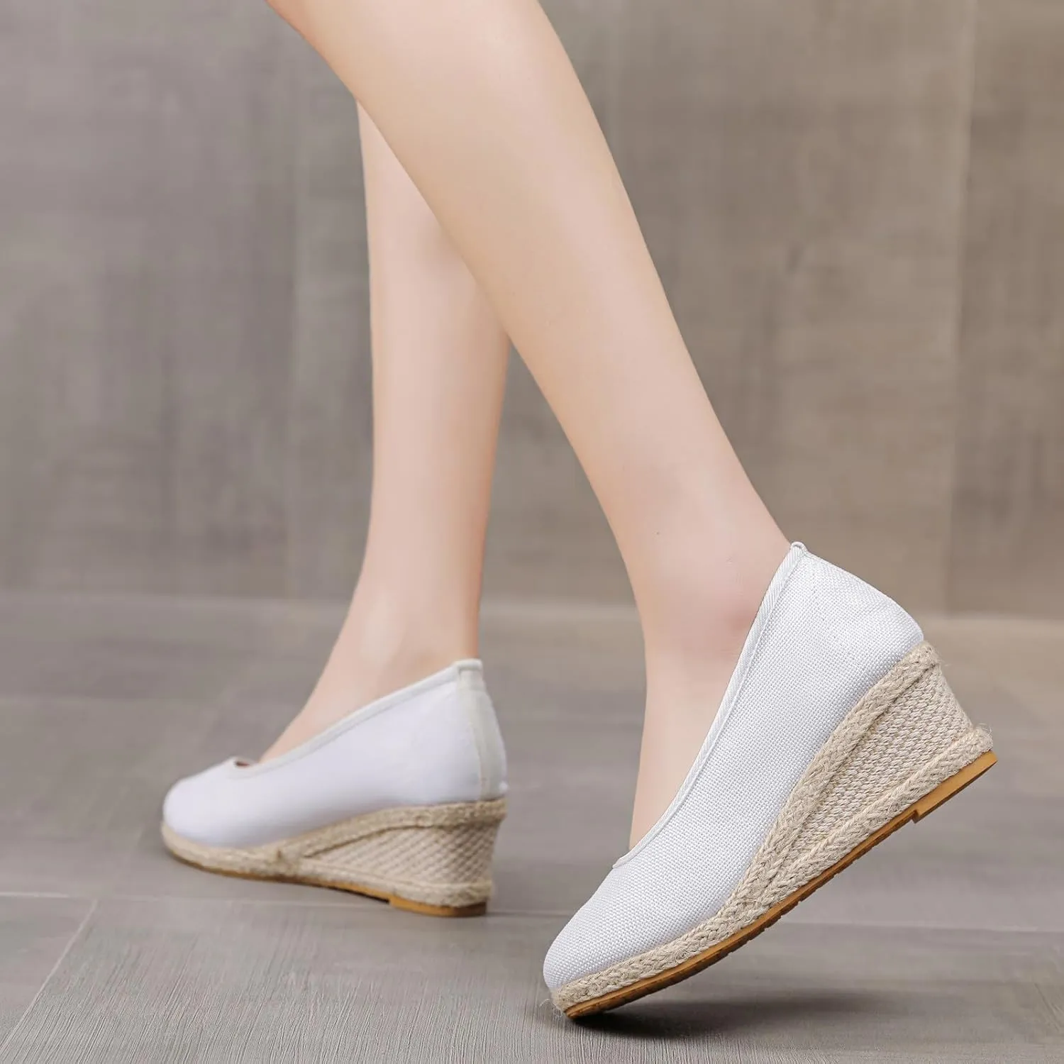 Women Wedge Sandals Elastic Ankle Strap Open Toe Flower Shoes Women Open Toe Flatform Fashion Sandals