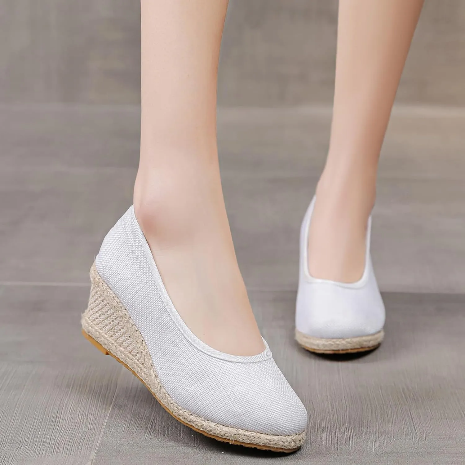 Women Wedge Sandals Elastic Ankle Strap Open Toe Flower Shoes Women Open Toe Flatform Fashion Sandals