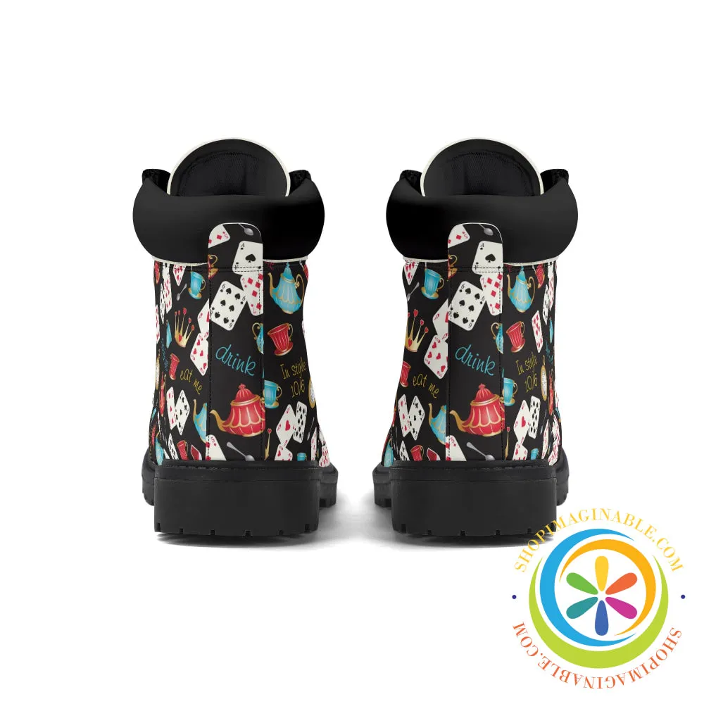 Women's Alice in Wonderland Inspired Boots Boots