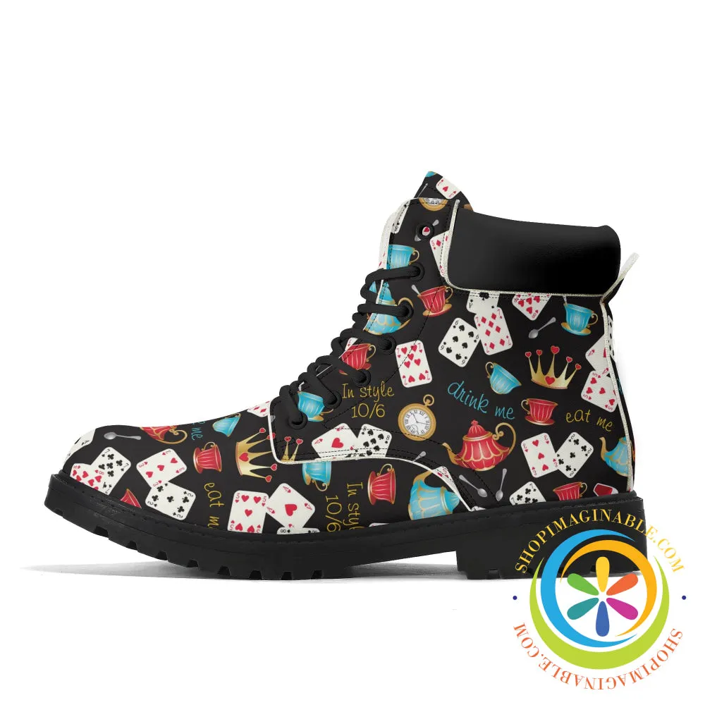 Women's Alice in Wonderland Inspired Boots Boots
