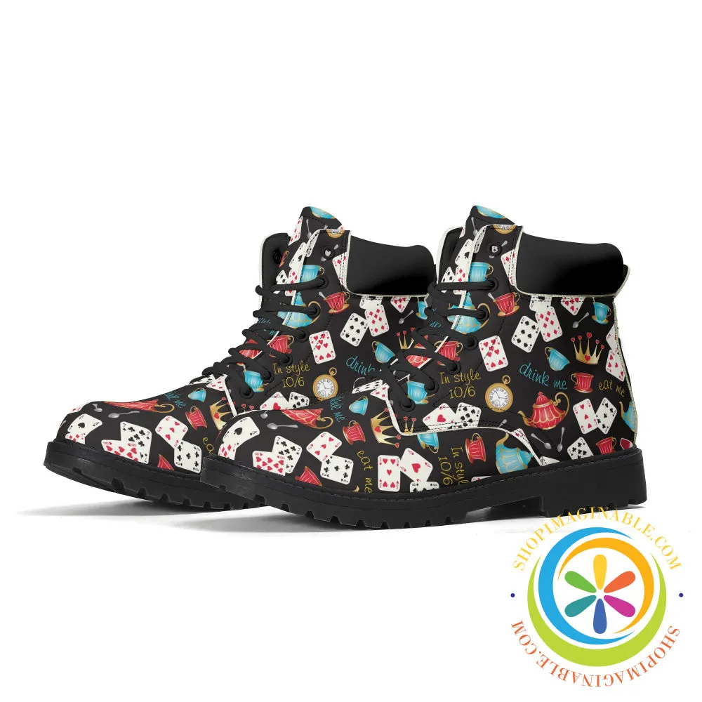 Women's Alice in Wonderland Inspired Boots Boots
