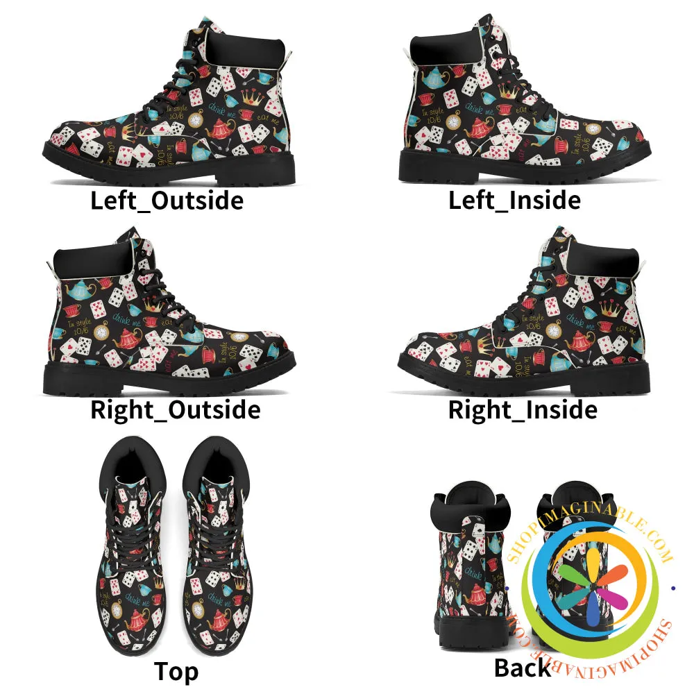 Women's Alice in Wonderland Inspired Boots Boots
