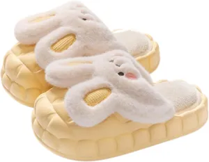 Womens Cute Bunny Animal Slippers Fluffy 3d Rabbit Indoor Outdoor House Slipper Shoes Comfortable Soft Home Slippers