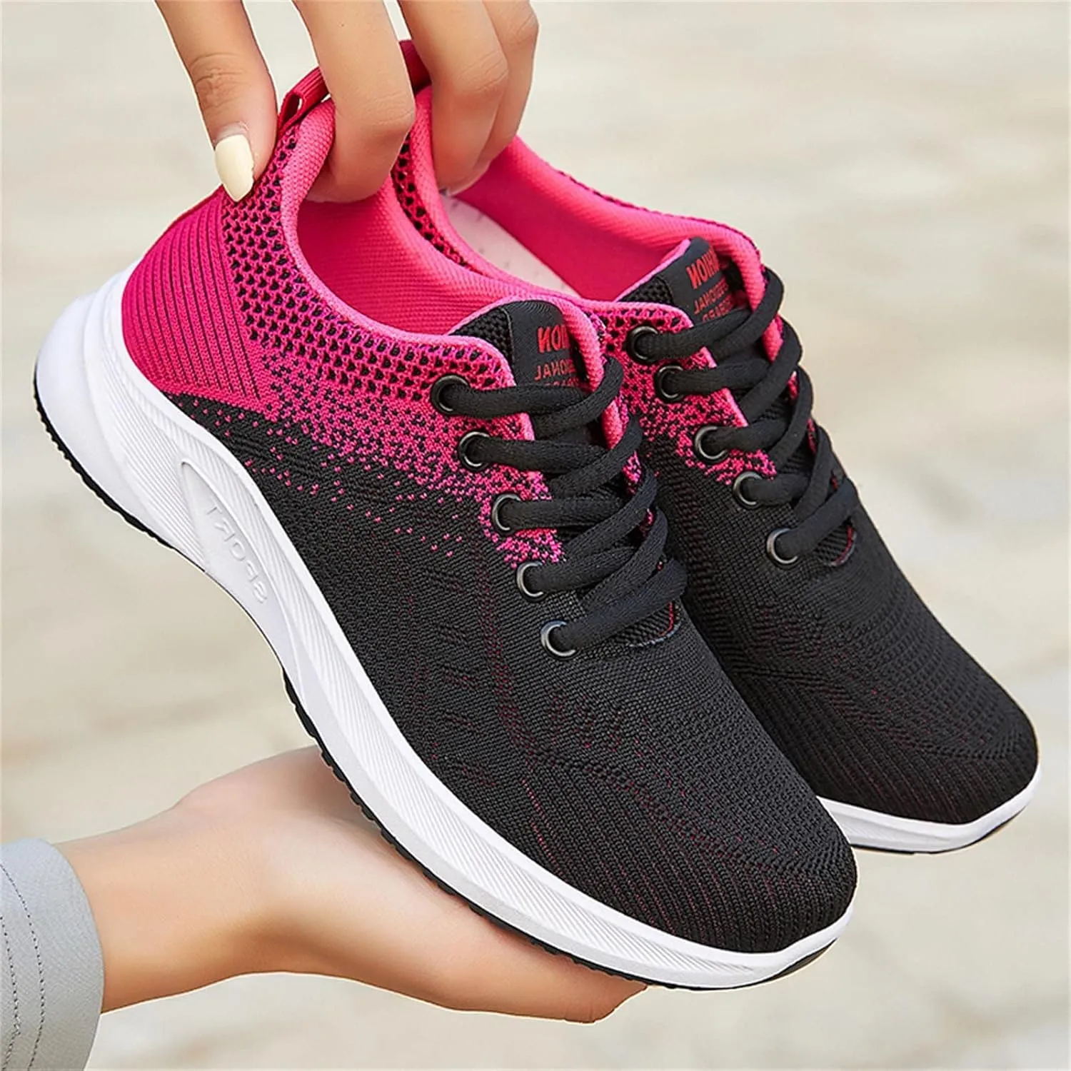 Womens Fashion Platform Sneakers 2023 Zapatos Negros para Mujer De Tacon Shoes for Women Sneakers Trendy Black White Sneakers Slip Ons for Women Platform Zapatos Comodos para Mujer De Vestir Anchos