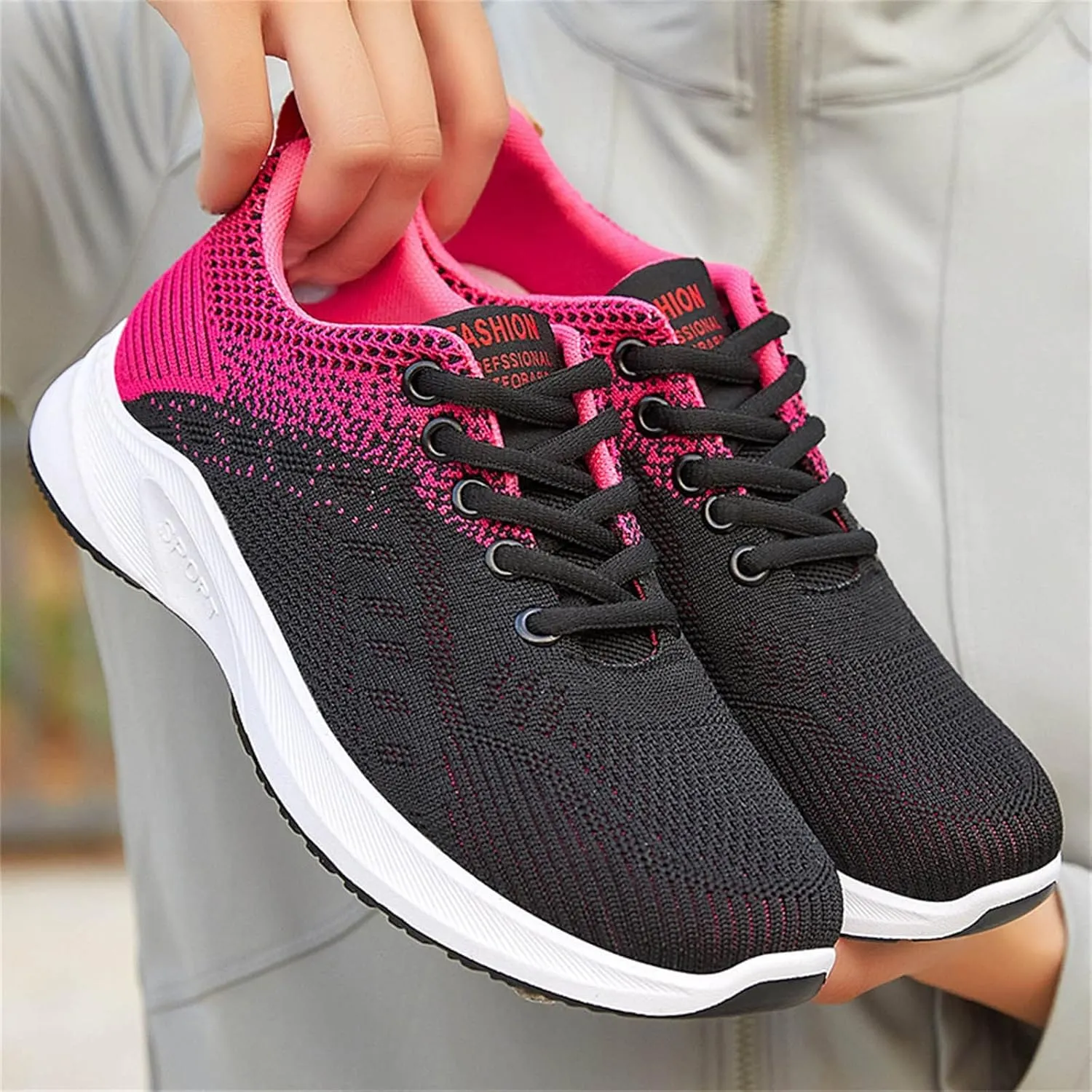 Womens Fashion Platform Sneakers 2023 Zapatos Negros para Mujer De Tacon Shoes for Women Sneakers Trendy Black White Sneakers Slip Ons for Women Platform Zapatos Comodos para Mujer De Vestir Anchos
