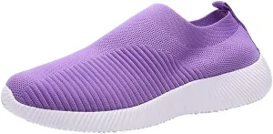Women's Fashion Sport Breathable Mesh Platform Sneakers Pull On Sneakers Womens Womens Shoes Casual Fall Slip On Wide Width Women Sneakers Size 9.5 Wide Zapatos Ortop??Dicos para Mujer De Vestir