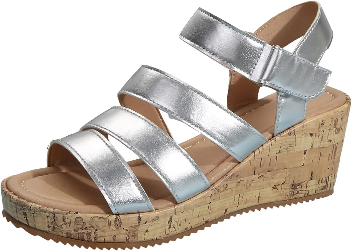 Women's Gladiator Wedge Sandal Platform Dressy Orthopedic Comfortable Open Toe Walking Flat Sandals