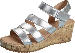 Women's Gladiator Wedge Sandal Platform Dressy Orthopedic Comfortable Open Toe Walking Flat Sandals