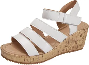 Women's Gladiator Wedge Sandal Platform Dressy Orthopedic Comfortable Open Toe Walking Flat Sandals