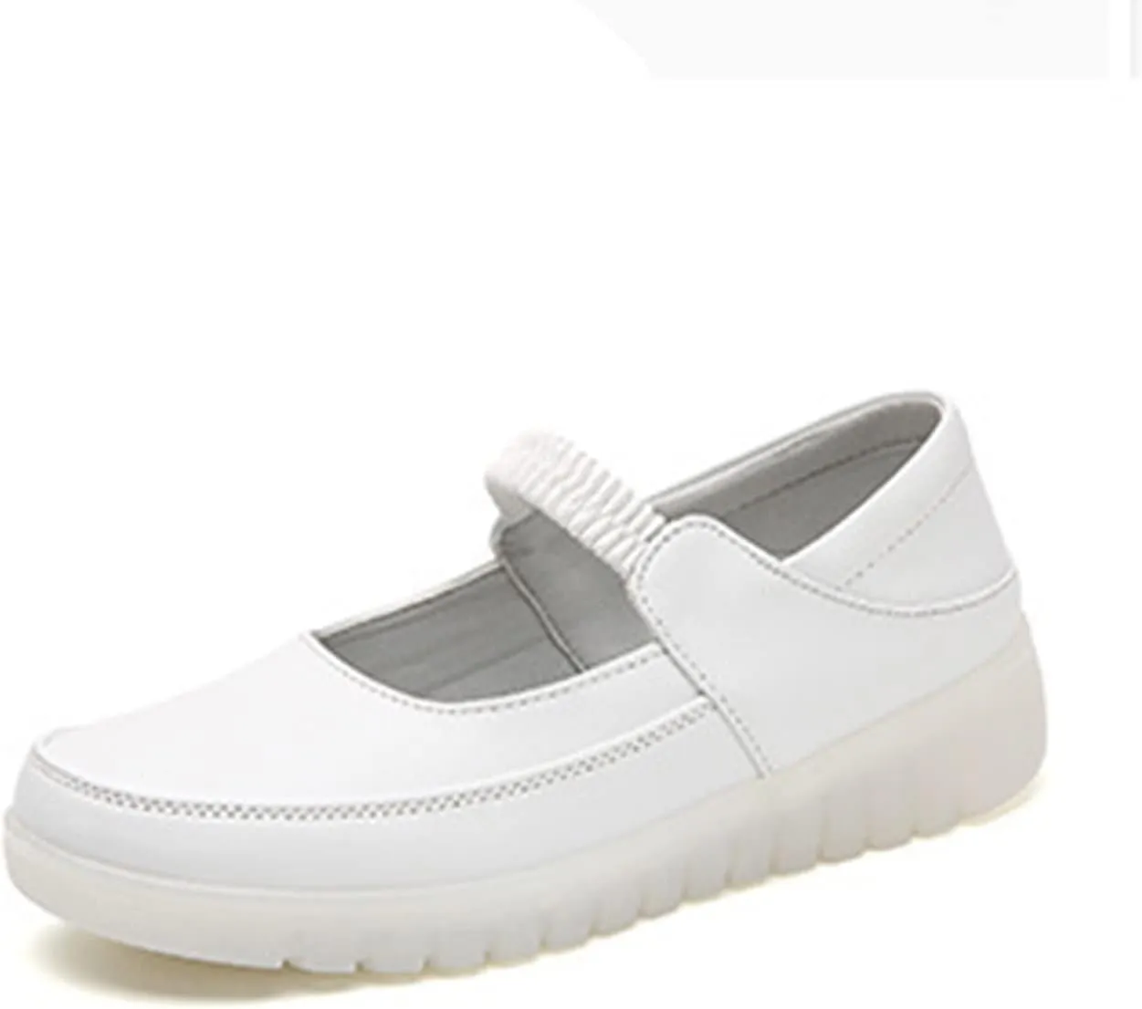 Women's Nursing Shoes, Summer Hollowed Out Work Shoes Lightweight Comfortable Waterproof Non-Slip Orthopedic Nursing Shoes with Soft Sole