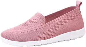 Women's Orthopedic Mesh Breathable Walking Shoes with Arch Support, Summer Casual Sneakers Soft Cushion Flats Shoes