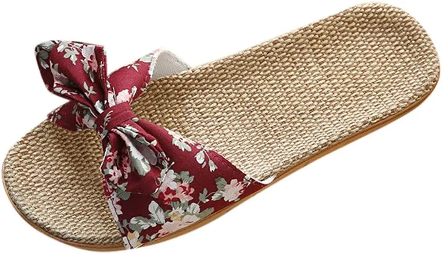 Women's Sandals Women's Flat Sandals Flat for Women Red Strappy Heels for Women Cross Strappy