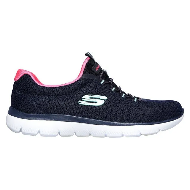 Womens Skechers Summits Wide Fit Trainers