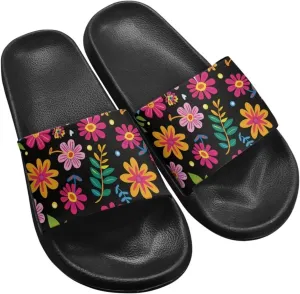 Women's Slide Sandals Casual Beach Pool Sandals Anti Slip Indoor & Outdoor Slide Slippers