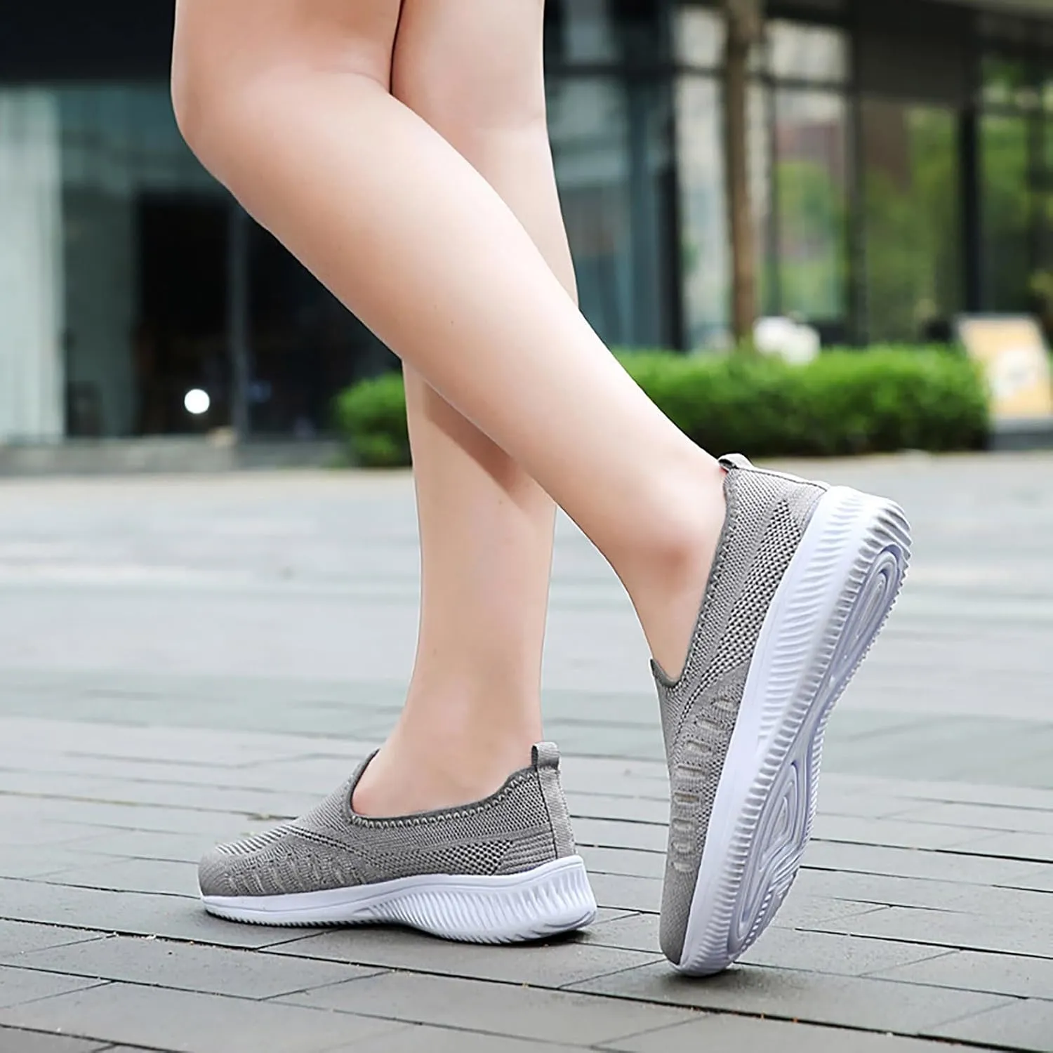 Women's Soft Orthopedic Shoes Breathable Woven Go Walking Slip On Foam Shoes Arch Support Hands Bass Shoes Men Casual