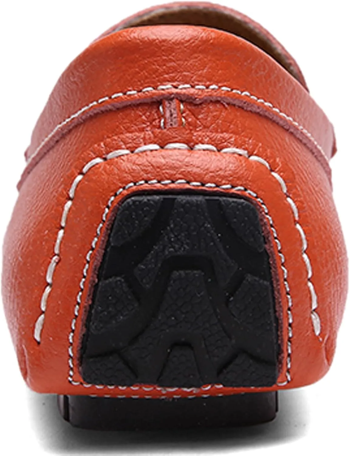 WUIWUIYU Men's Leather Loafers Casual Slip Ons Soft Penny Loafers Walking Driving Boat Shoes