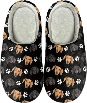 Xoenoiee Men Women Warm Fuzzy Slippers Bedroom Slippers House Shoes Anti Slip Winter Indoor Slippers