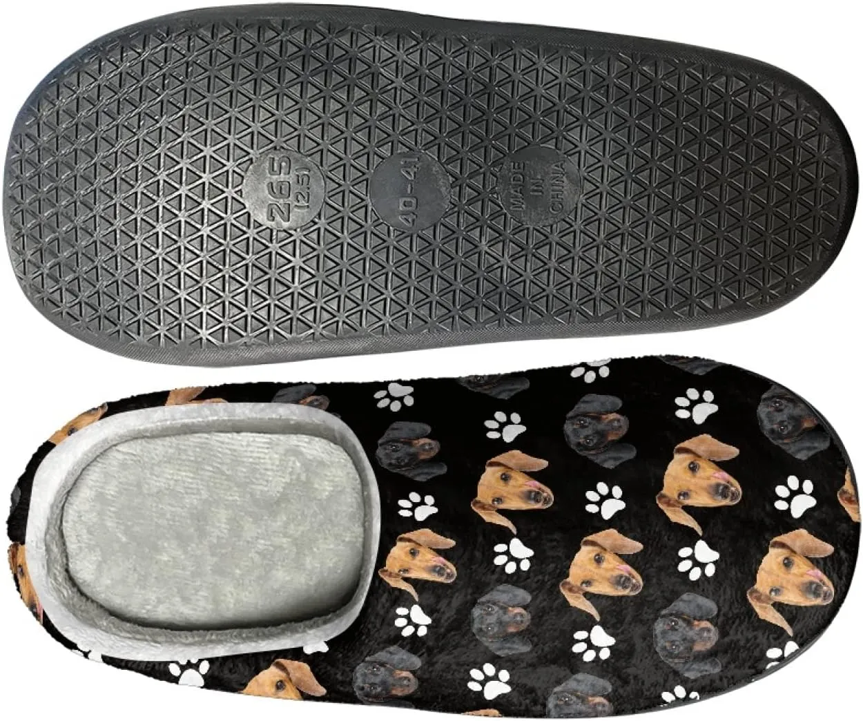Xoenoiee Men Women Warm Fuzzy Slippers Bedroom Slippers House Shoes Anti Slip Winter Indoor Slippers