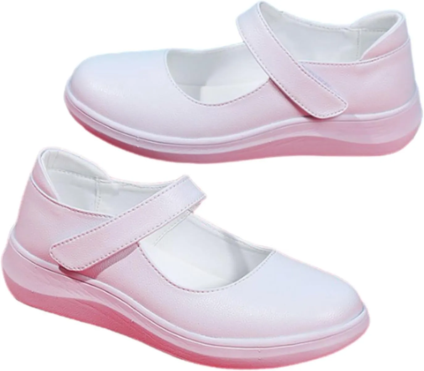 Yytcsjz Women Nurse Sneakers, Womens Non-Slip Breathable Comfortable Working Nurse Shoes, Casual Leather Comfy Orthopedic Wedge Platform Loafers Sneake, for Hospital Nurse Doctors